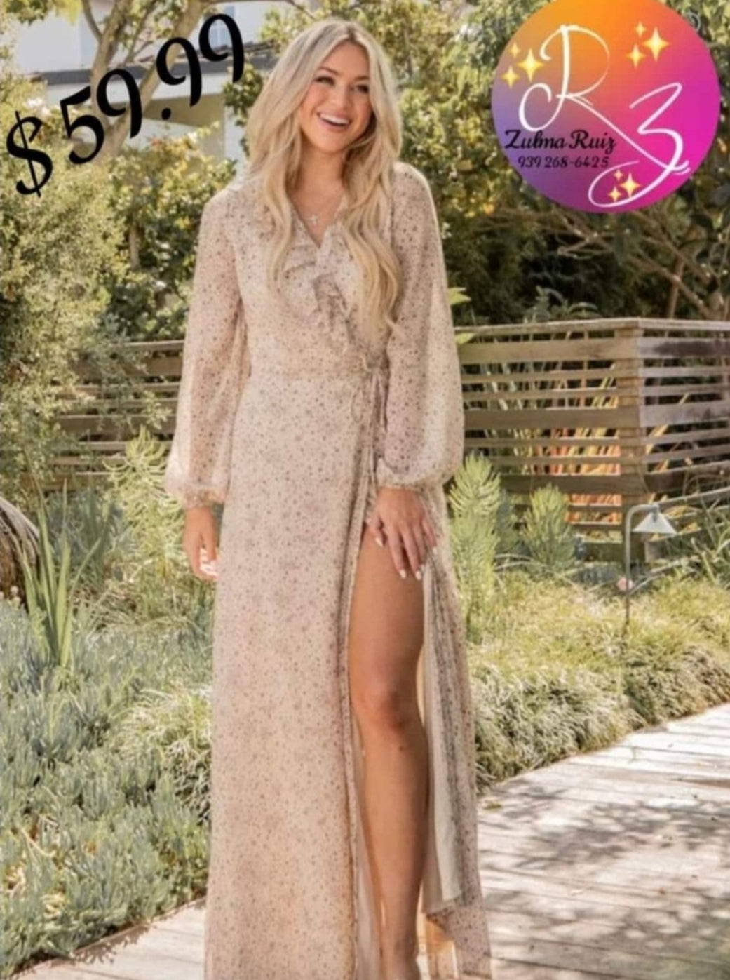 Maxi Dress Long Sleeve