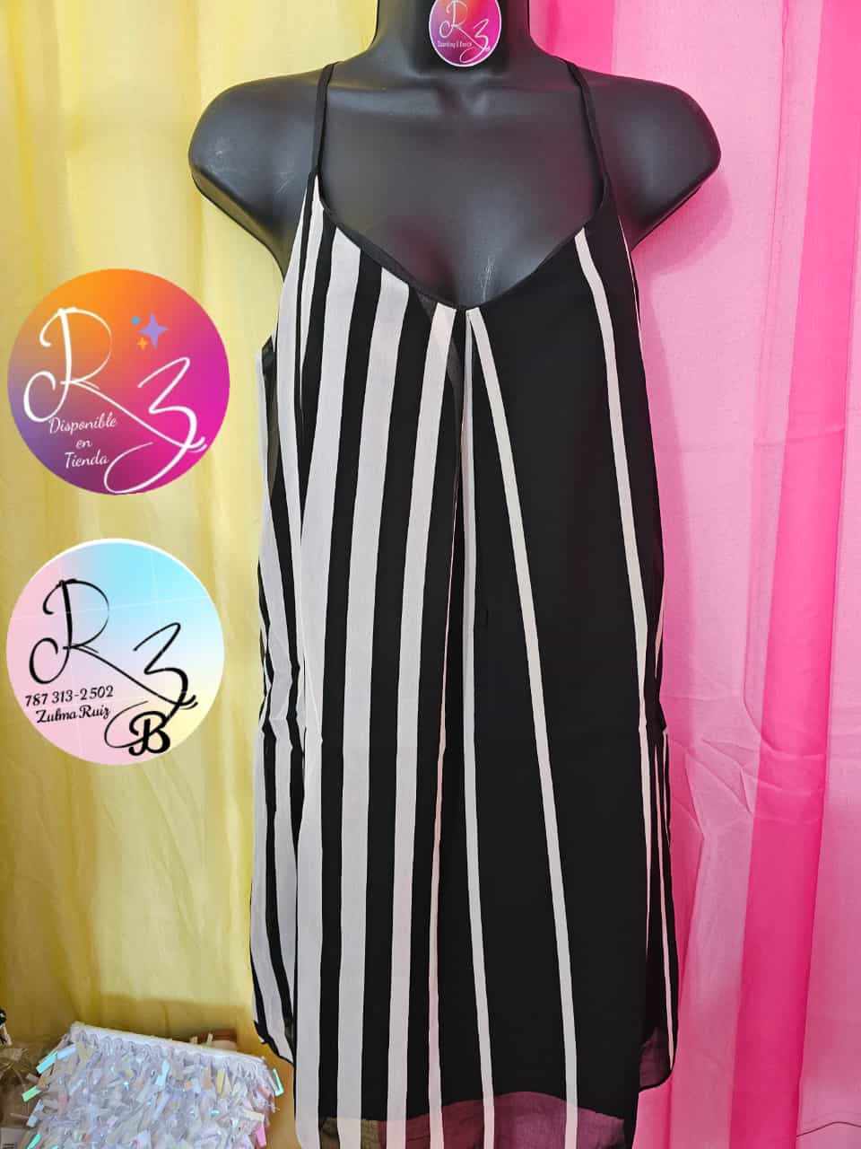 Vestido Sin Mangas Corto