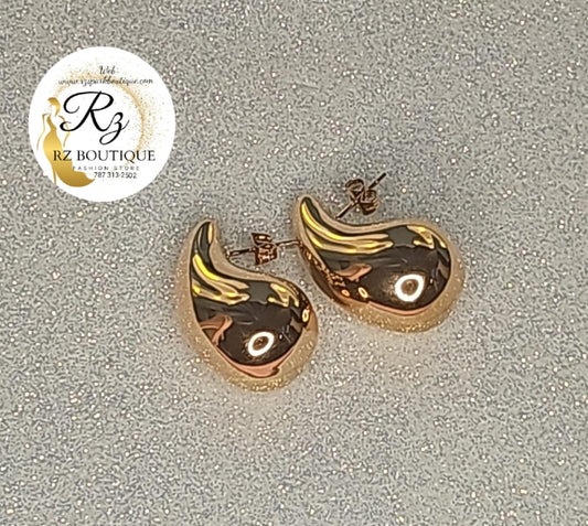 Aretes Gota Otoño Rosado