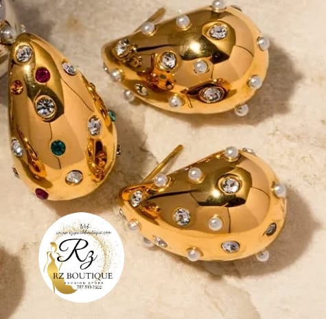 Aretes Rhinestone Multi