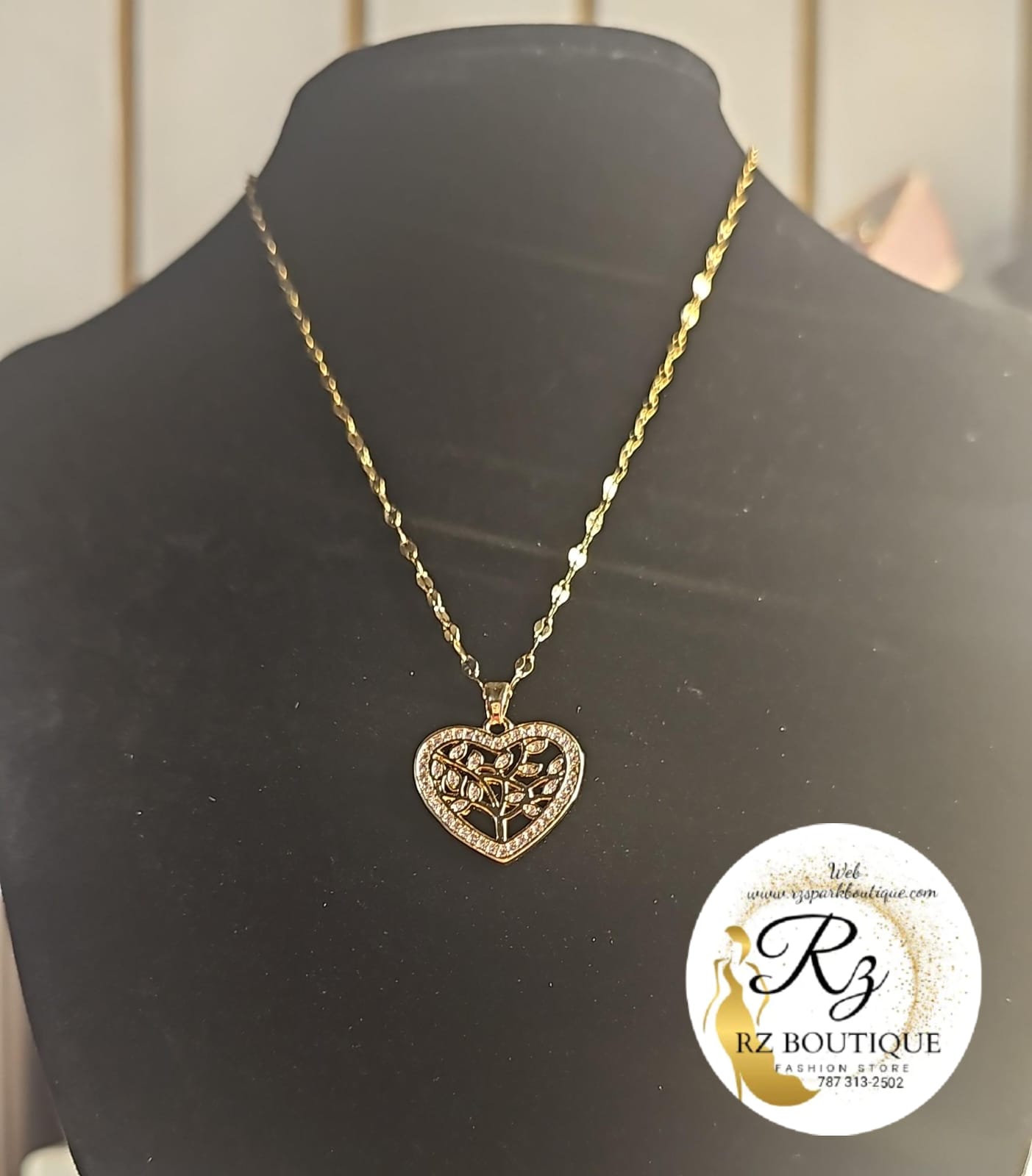 Collar Corazón Dorado