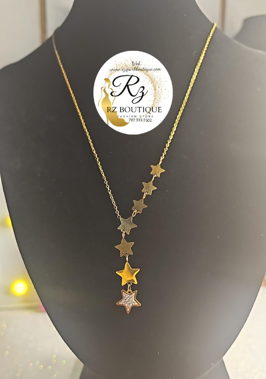 Collar Estrellas Colgante
