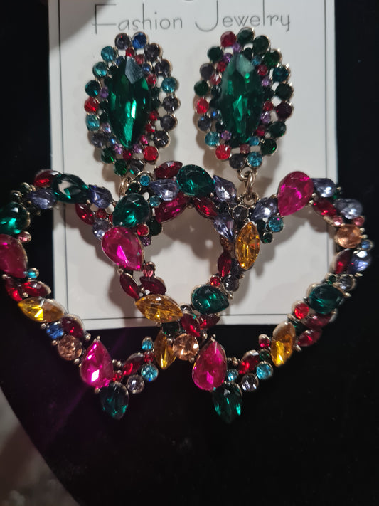Aretes Multi Corazón